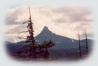 Mt Washington on the Santiam Pass in Oregon